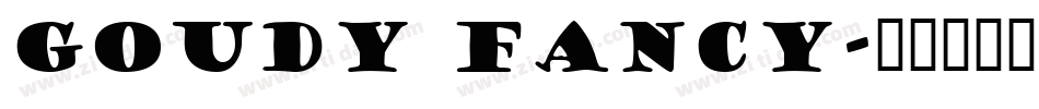 Goudy Fancy字体转换